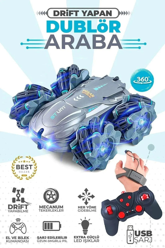 RC 360° El Sensörlü Drift  Dublör Araba 🚘